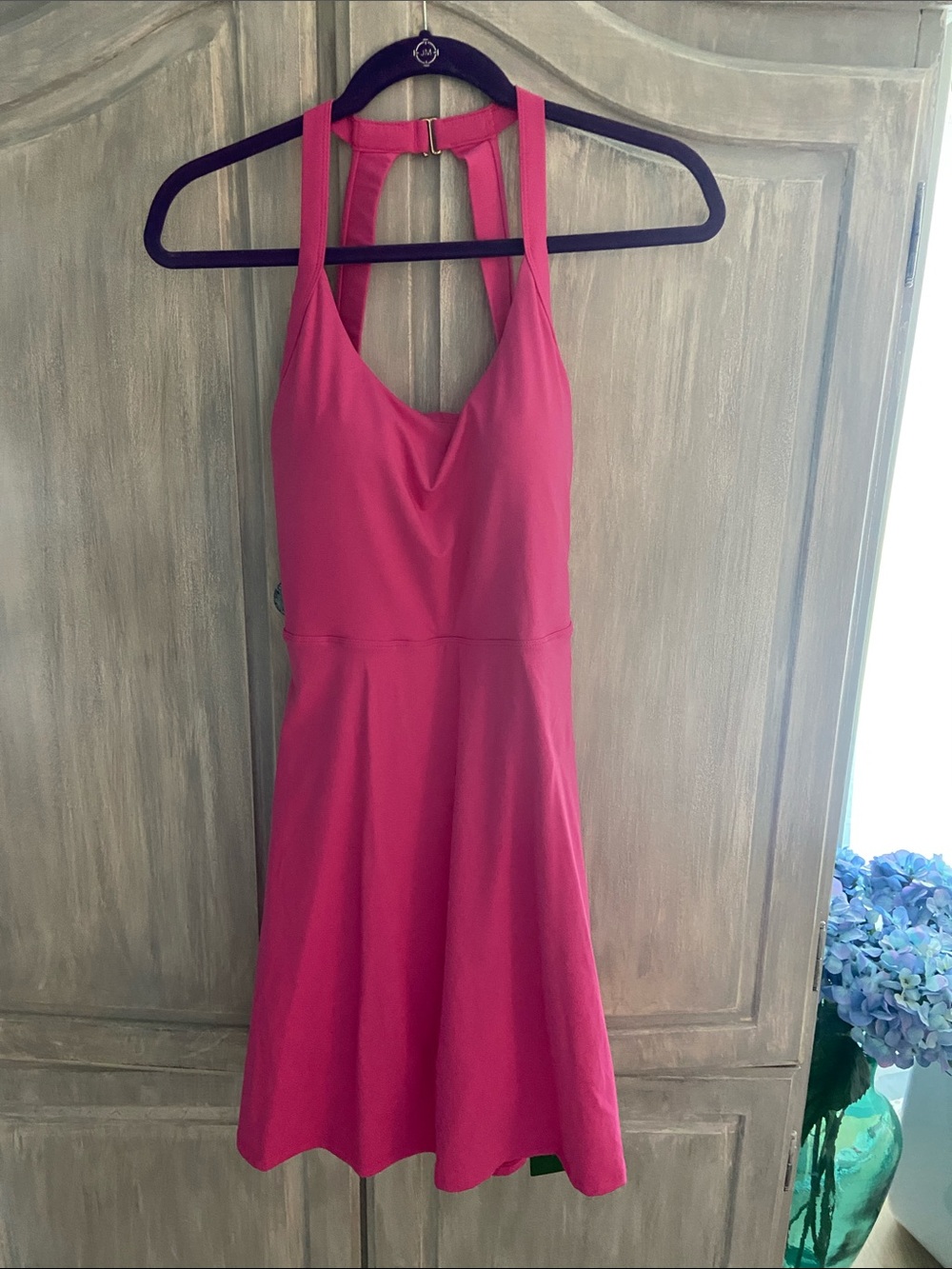 HALARA Hot Pink Halter Dress Softlyzero Airy NWT
